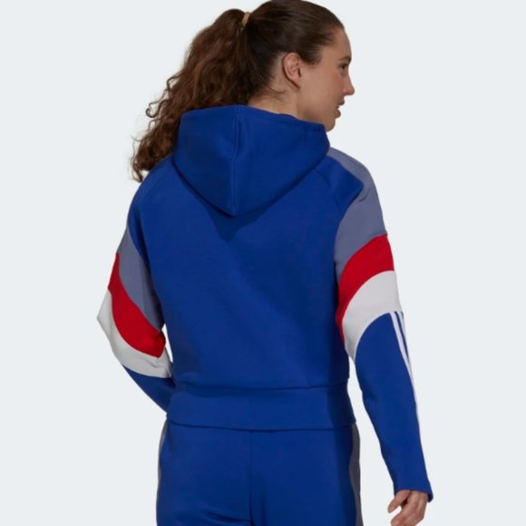 ADIDAS Sportswear Colorblock Jacket and Shorts Set - Picture 3 of 15